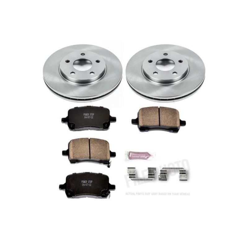 PSB Autospecialty Kit - Power Stop 04-08 Chevrolet Malibu Front Autospecialty Brake Kit
