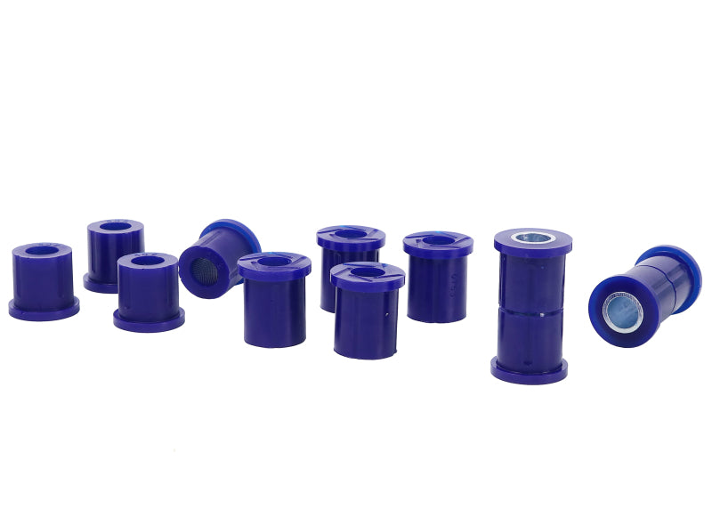 SPR Bushings - Leaf Spring - SuperPro 87-99 Ford Courier 4x4 2WD Rear Leaf Spring Full Bushing Kit