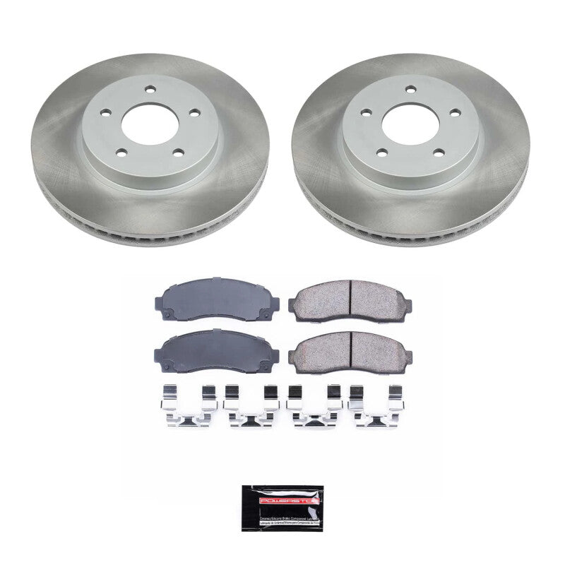 PSB Semi-Coated Rotor Kits - Power Stop 02-07 Saturn Vue Front Semi-Coated Rotor Kit
