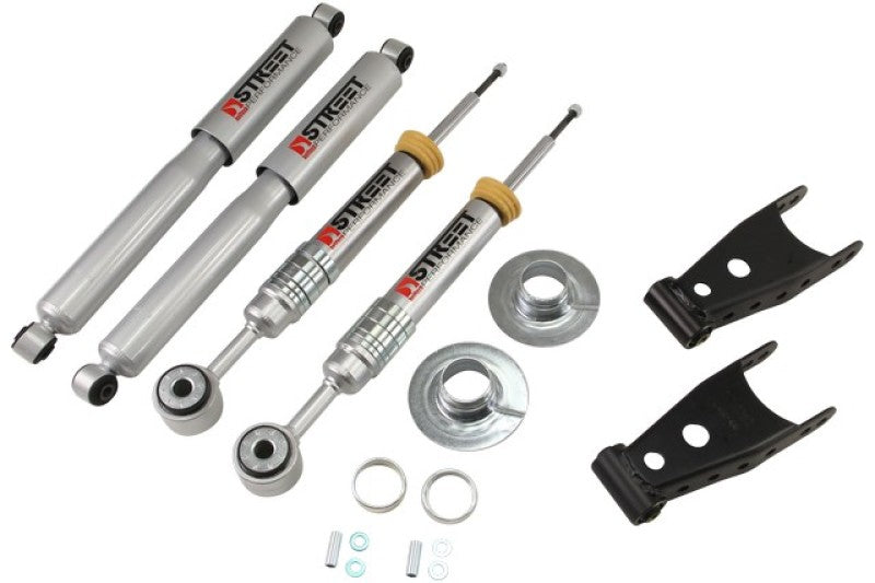 BT Lower Kit w SP Shocks - Belltech 09-13 Ford F150 (All Cabs) 4WD LOWERING KIT WITH SP SHOCKS (2in Rear Drop)