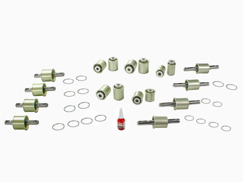 AFE PFADT C/A Bearings - aFe Control PFADT Alum Frame Solid Spherical Control Arm Bearings Set; 06-13 Chevy Corvette C6 Z06