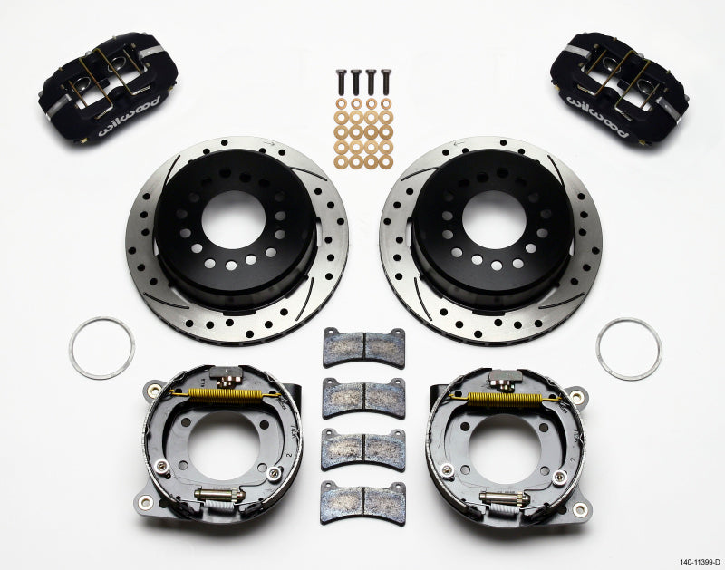 WIL Dynapro Brake Kit - Wilwood Dynapro Low-Profile 11.00in P-Brake Kit Drilled 93-97 Camaro/Firebird 2.75in Offset