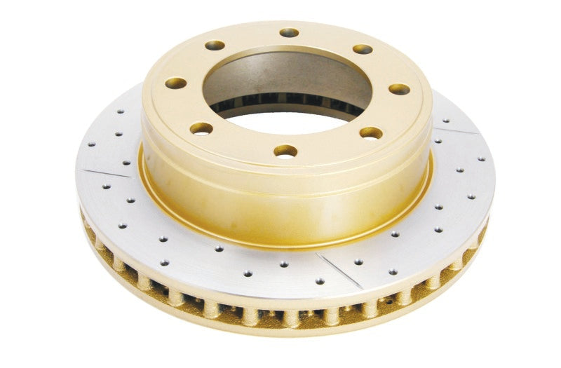 DBA Street Slot&Drill Rotors - DBA 96-99 BMW 325i E36 Front Drilled & Slotted Street Series Rotor