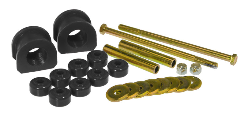 PRO Sway/End Link Bush - Blk - Prothane 82-01 GM S10 2wd Front Sway Bar Bushings - 1 1/8in - Black