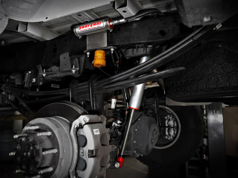 AFE Sway-A-Way Shocks - aFe 2.5 Rear Shock Kit w/ Remote Reservoirs for 2-3.5 IN Lifts Ford F-250/F-350 17-24 4WD