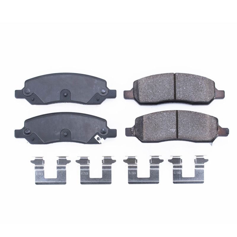 PSB Z17 Evolution Brake Pads - Power Stop 06-11 Buick Lucerne Rear Z17 Evolution Ceramic Brake Pads w/Hardware