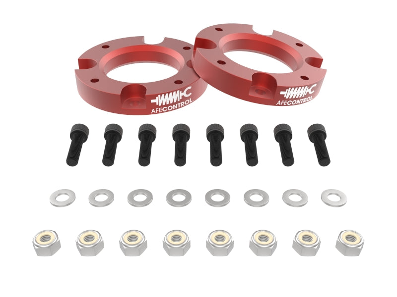 AFE Leveling Springs - aFe 24-25 Toyota Tacoma CONTROL 1.5in Leveling Kit - Red