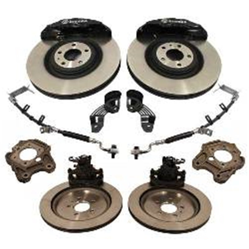 FR Brake Upgrade Kits - Ford Racing 2005-2014 Mustang Six Piston 15-inch Brake Upgrade Kit