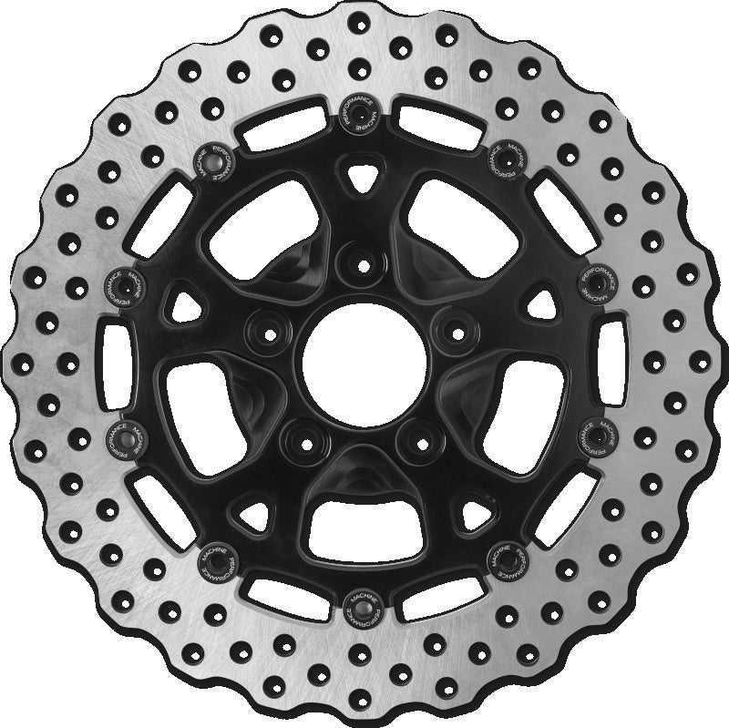 PFM Brake Rotors - Performance Machine 11.8 X .20 Dominator Front - Black Ano