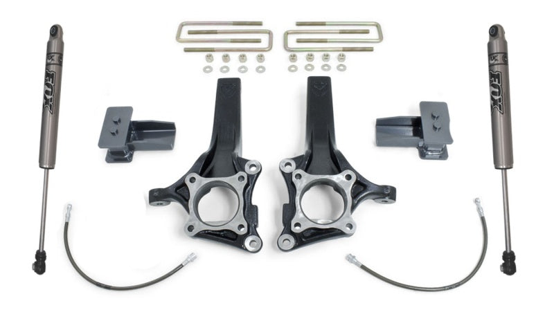 MXT Lift Spindles - MaxTrac 15-18 Ford F-150 2WD 4.5in/2in MaxPro Elite Spindle Lift Kit w/FOX Shocks