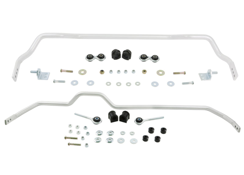 WL Sway Bars - Rear - Whiteline Sway Bar Kit 27mm Front 22mm Rear Adjustable Complete Handling Upgrade