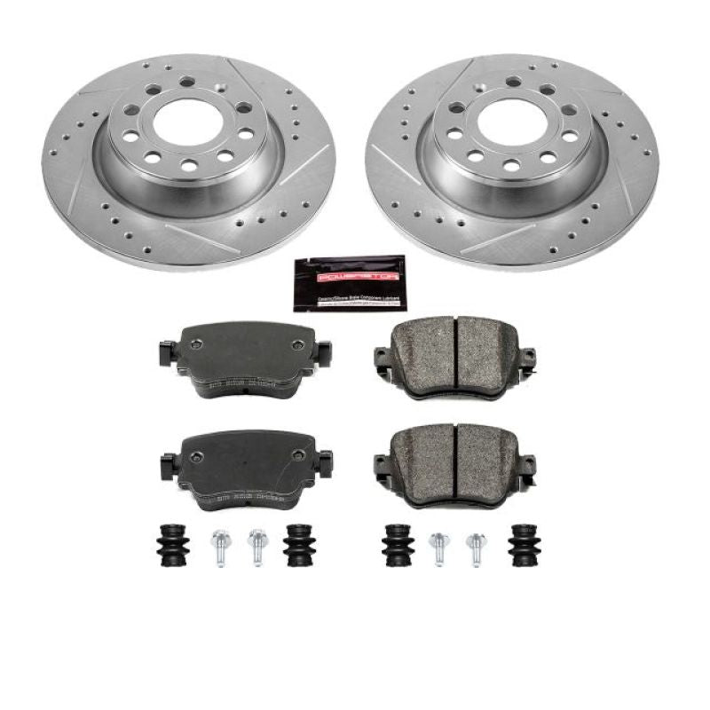 PSB Z23 Evolution Kit - Power Stop 16-18 Audi Q3 Rear Z23 Evolution Sport Brake Kit
