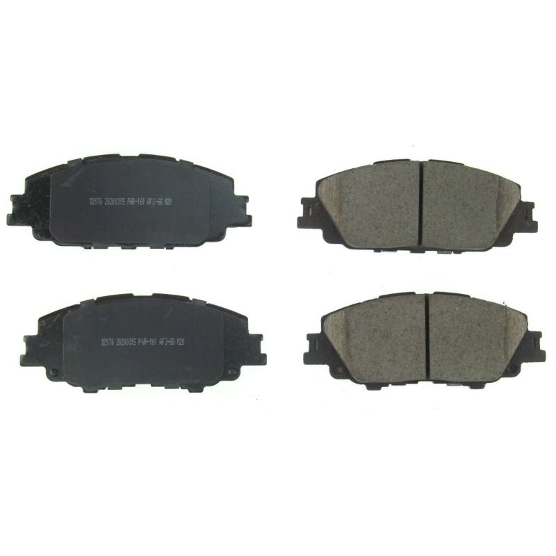 PSB Z16 Evolution Brake Pads - Power Stop 2019 Toyota Corolla Front Z16 Evolution Ceramic Brake Pads