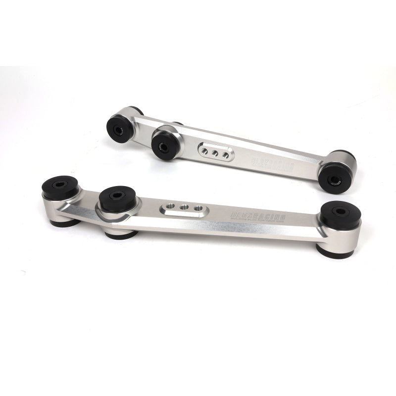 BX Lower Control Arms - BLOX Racing 90-01 Integra, 89-95 Civic, CRX, Del Sol V2 Billet Rear LCA Poly Bushings - Raw
