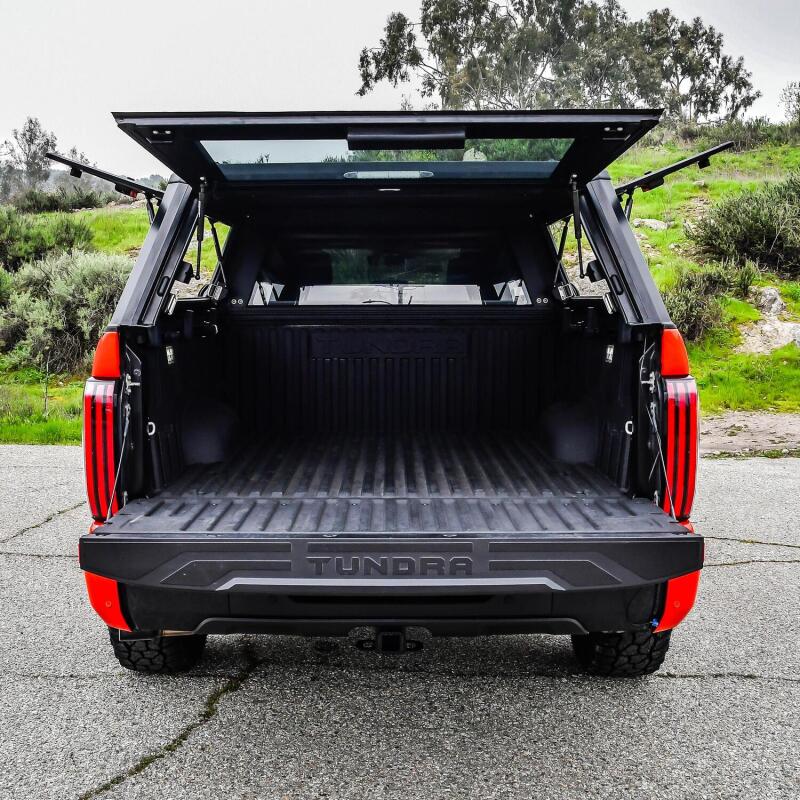 WES EXP Truck Caps - Westin EXP Truck Cap COMPLETE KIT A + B (22-25 Toyota Tundra CC 5.5ft. Bed) - Black