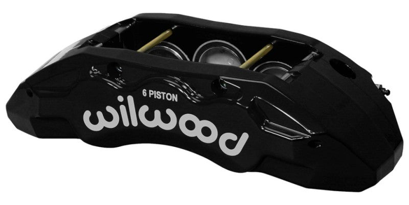WIL TX6R Caliper - Wilwood Caliper-TX6R- L/H - Black 2.00/1.88/1.88in Pistons 1.50in Disc