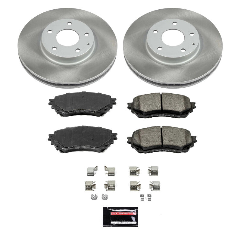PSB Semi-Coated Rotor Kits - Power Stop 14-18 Mazda 6 Front Semi-Coated Rotor Kit