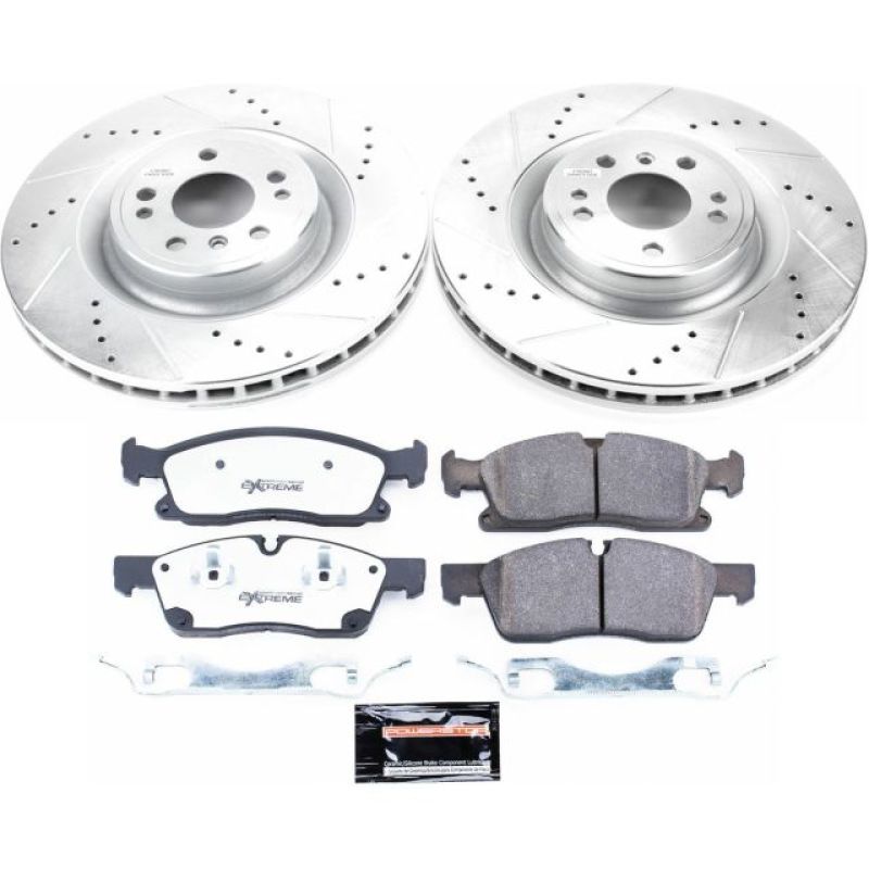 PSB Z36 Truck & Tow Kit - Power Stop 2016 Mercedes-Benz GLE300d Front Z36 Truck & Tow Brake Kit