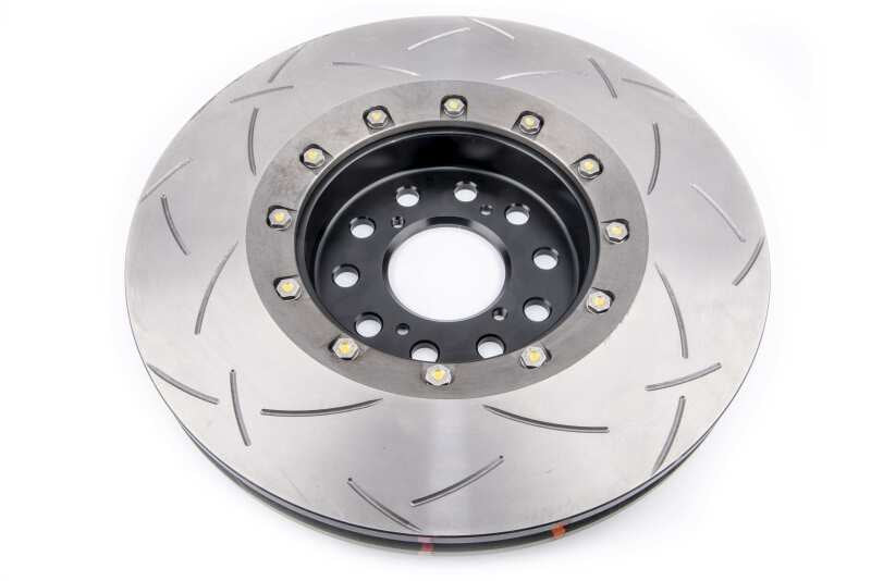 DBA 5000 Series Rotor Hats - DBA 17+ Honda Civic Type R 5000 Fully Assembled 2-Piece Black Rotor Hat T3 Slotted 350mm x 32mm