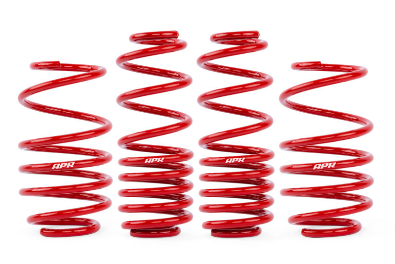 APR Lowering Springs - APR 15-19 Volkswagen Golf R (MK7 GTI/R) Lowering Springs - Red