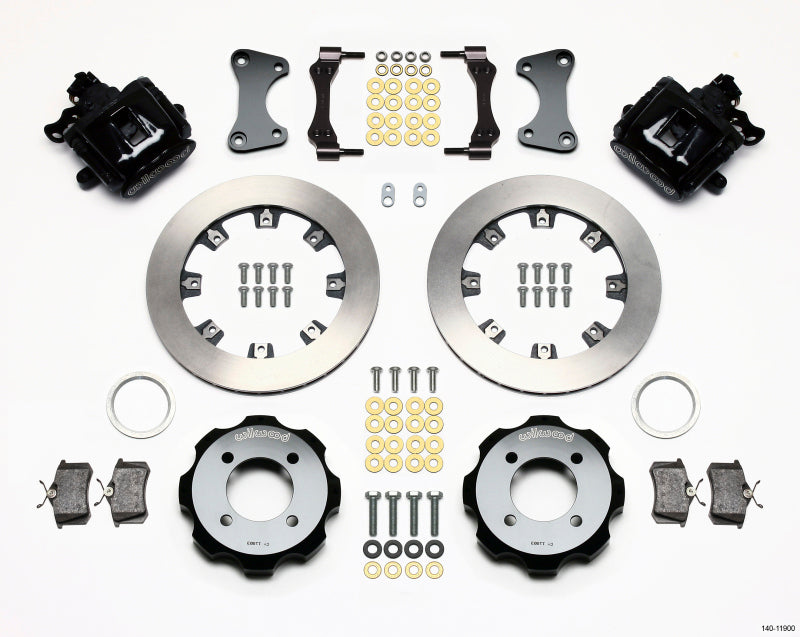 WIL Parking Brake Brake Kit - Wilwood Combination Parking Brake Rear Kit 11.75in 2011 Fiesta Rear