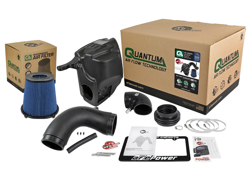 AFE Quantum Intakes - aFe Quantum Pro 5R Cold Air Intake System 13-18 Dodge Cummins L6-6.7L - Oiled
