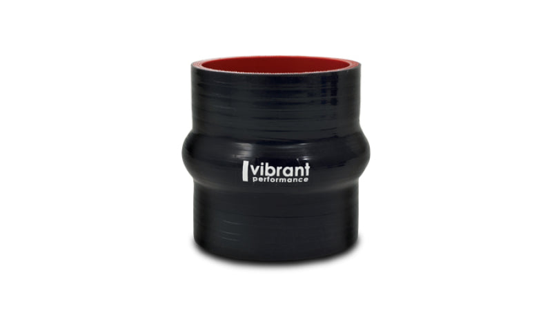 VIB 4 Ply Hoses - Vibrant Silicone  Hump Hose Coupler 2.375in ID x 3.00in Long - Black