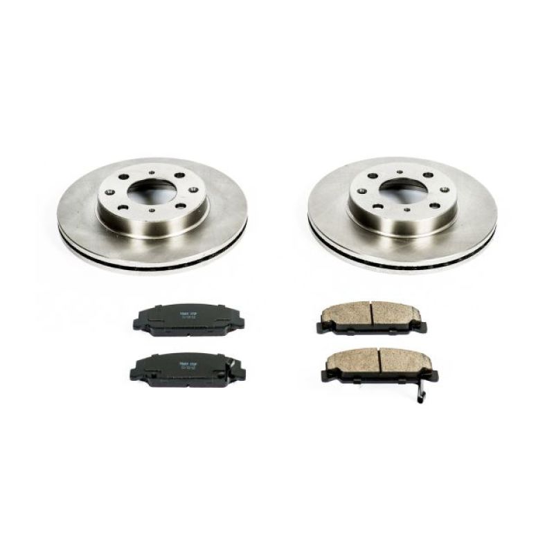 PSB Autospecialty Kit - Power Stop 90-00 Honda Civic Front Autospecialty Brake Kit