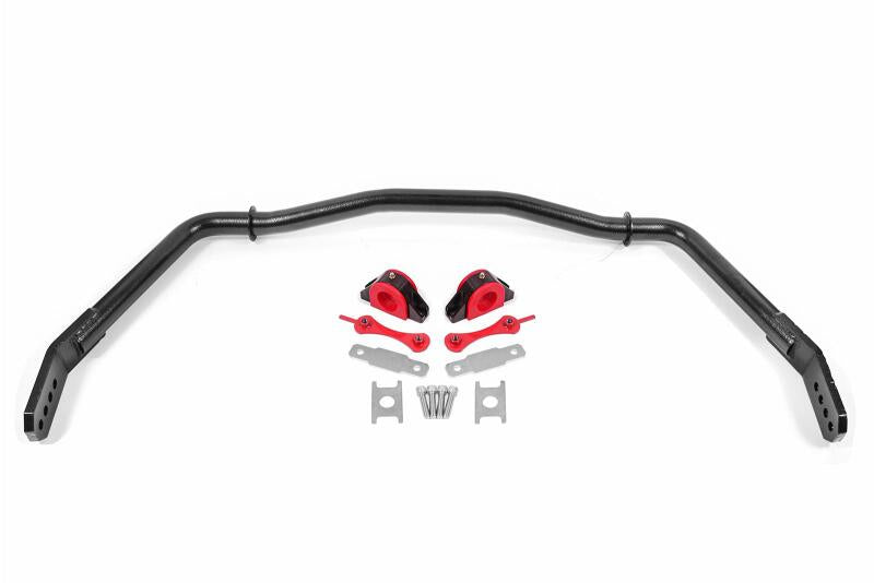 BMR Sway Bar Kits - BMR 05-14 Ford Mustang Front Hollow 38mm Sway Bar Kit w/ Bushings - Hammertone Black
