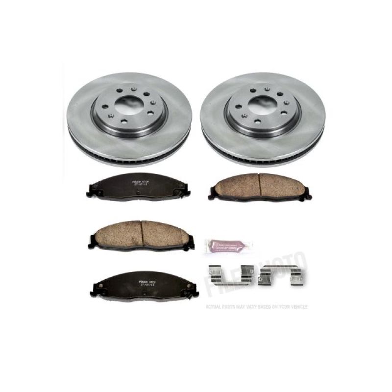 PSB Autospecialty Kit - Power Stop 03-05 Cadillac CTS Front Autospecialty Brake Kit