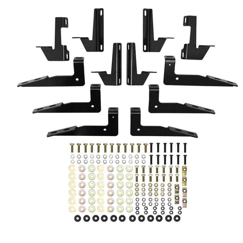 WES Nerf Bars - R5 - Westin 18-22 Jeep Wrangler JLU 4dr R5 Nerf Step Bars - Tex. Blk