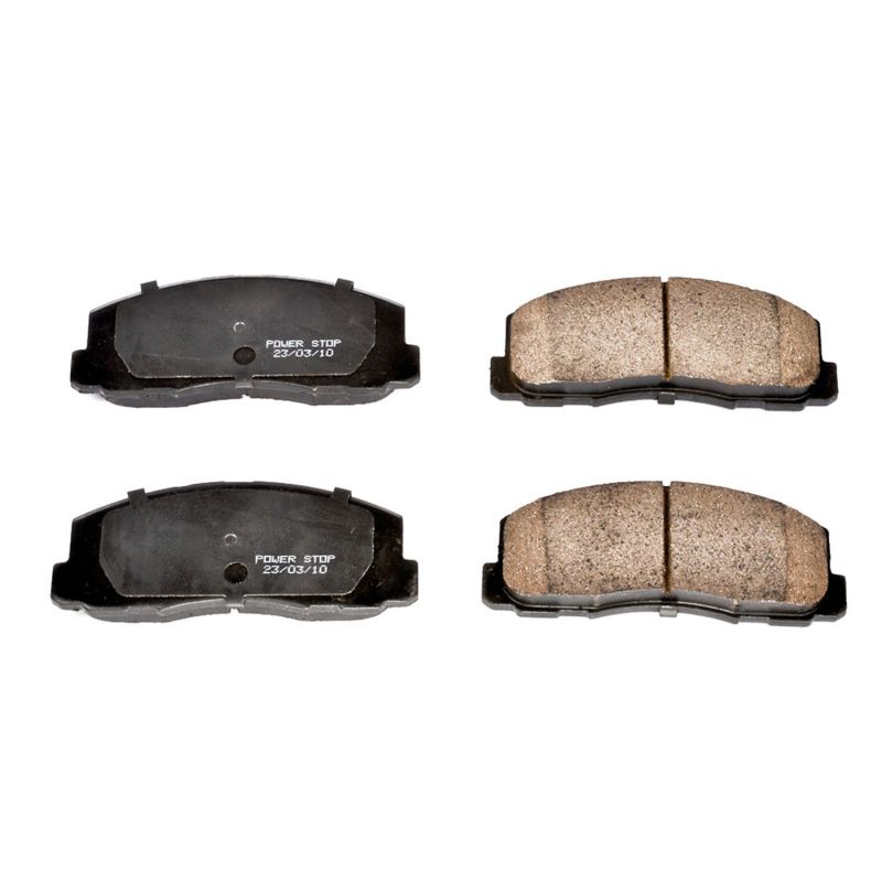 PSB Z16 Evolution Brake Pads - Power Stop 1990 Eagle Talon Front Z16 Evo Ceramic Brake Pad
