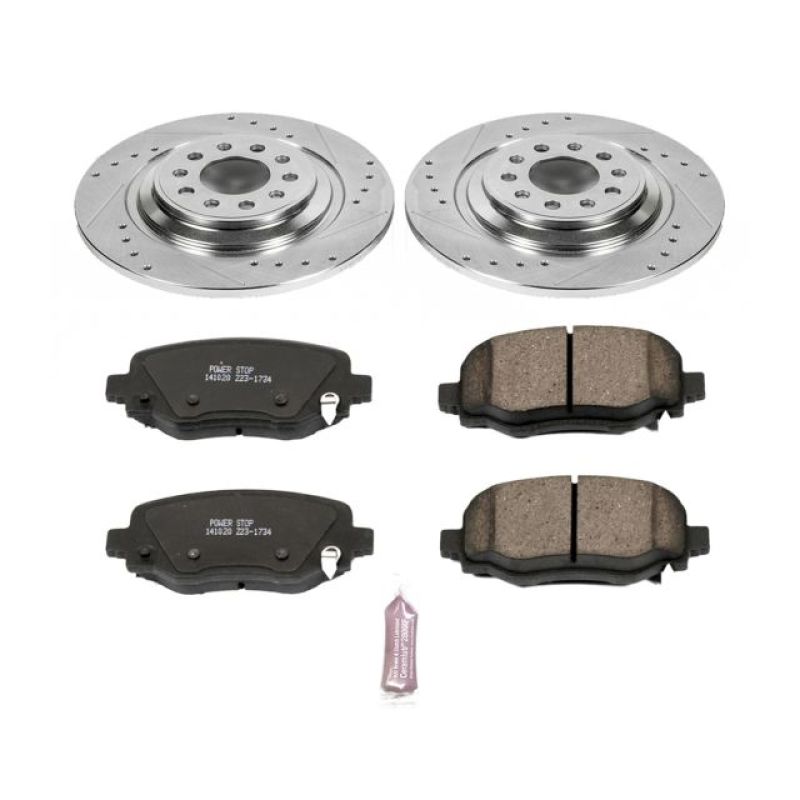 PSB Z23 Evolution Kit - Power Stop 14-19 Jeep Cherokee Rear Z23 Evolution Sport Brake Kit