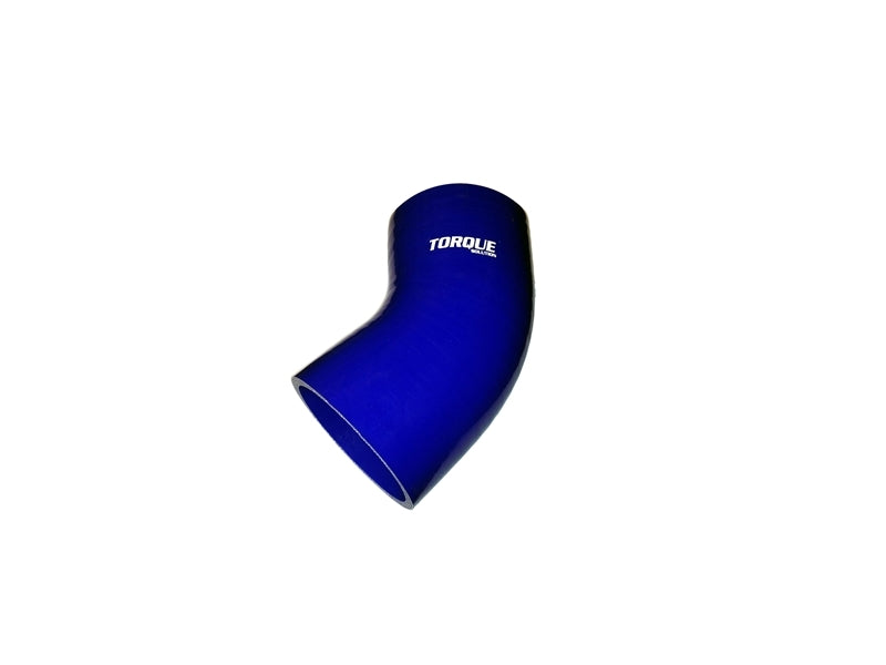 TQS Silicone Couplers - Blue - Torque Solution 45 Degree Silicone Elbow: 2.25 inch Blue Universal