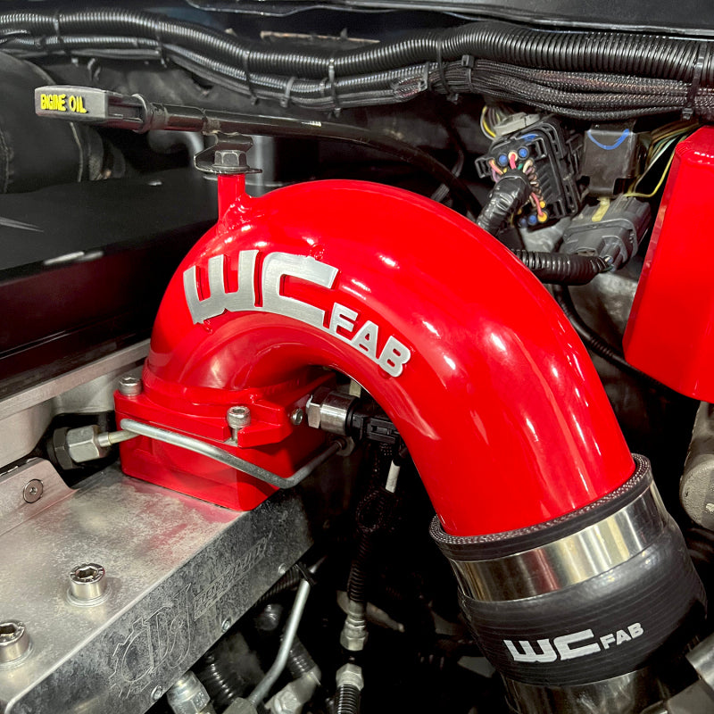 WCF Intake Bundle Kit - Wehrli 03-07 Dodge 5.9L Cummins High Flow Intake Bundle Kit - Illusion Blueberry