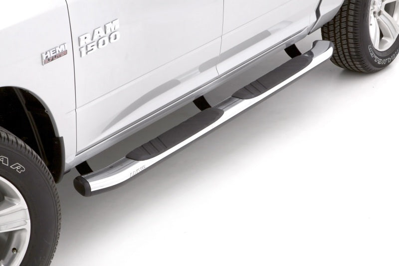 LND Nerf Bars - Chrome - Lund 09-15 Dodge Ram 1500 Crew Cab (Built Before 7/1/15) 5in. Oval Bent Nerf Bars - Chrome