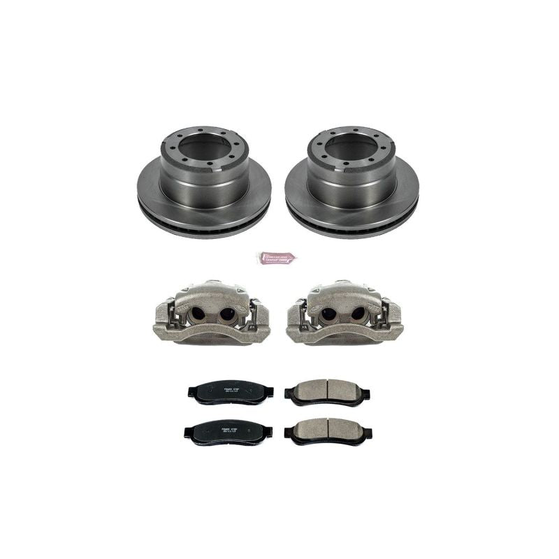 PSB Autospecialty Kit - Power Stop 10-12 Ford F-450 Super Duty Rear Autospecialty Kit w/Cals