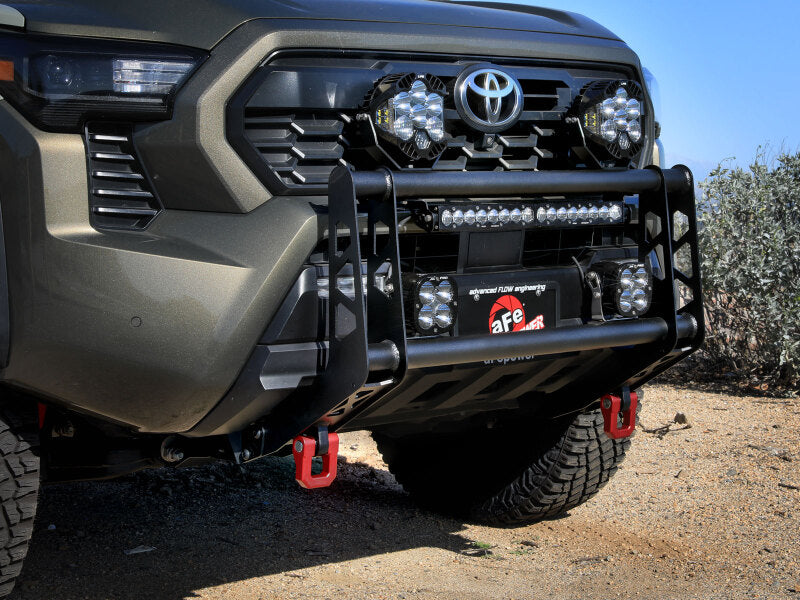 AFE Bumpers - aFe POWER 24-26 Toyota Tacoma (N400) L4-2.4L (t) Terra Guard Bull Bar