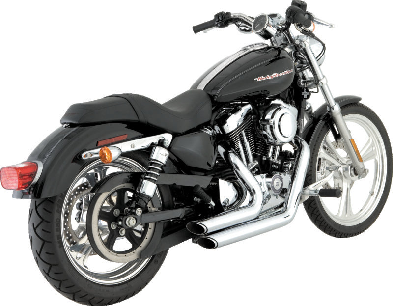 PGR 412 Shocks - Progressive Harley 412 Series Shocks 11.0in - Chrome