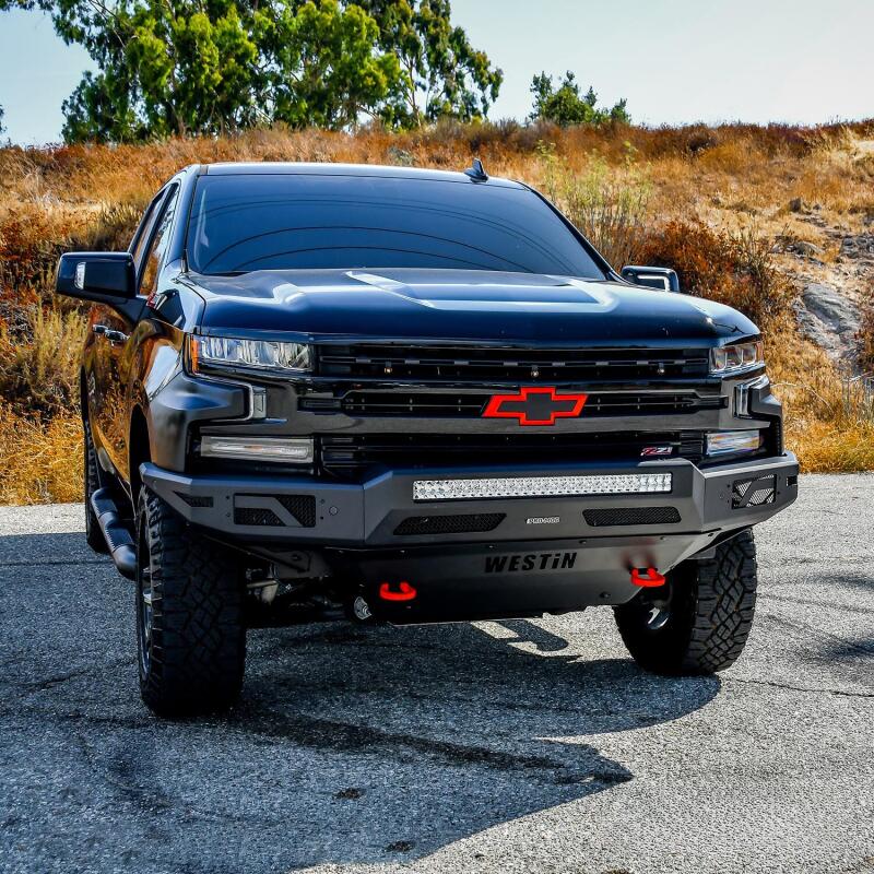 WES Pro-Mod Bumpers - Westin 19-21 Chevrolet Silverado 1500 Pro-Mod Front Bumper - Tex. Blk