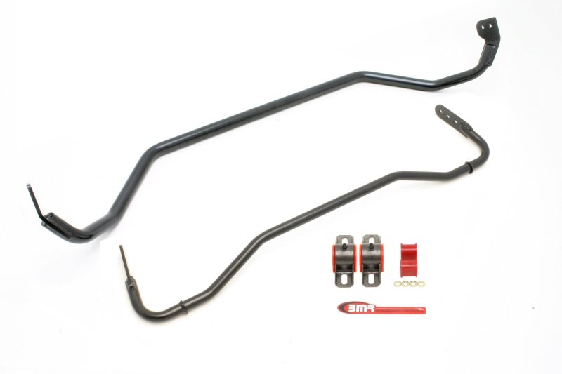 BMR Sway Bar Kits - BMR 08-09 Pontiac G8 Front & Rear Sway Bar Kit w/ Bushings - Black Hammertone
