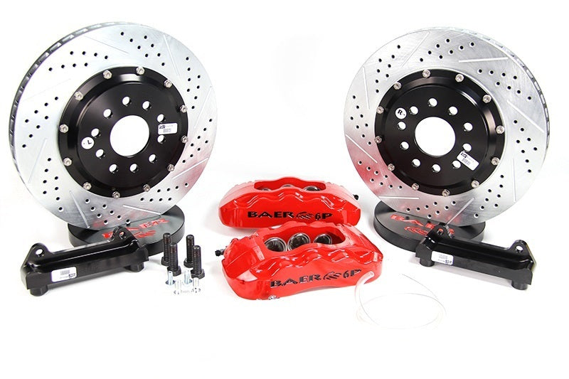 BAE Pro Brake Kits - Baer Brakes 20-25 Jeep Gladiator 14in Pro+ Rear SDZ Brake Kit - Fire Red
