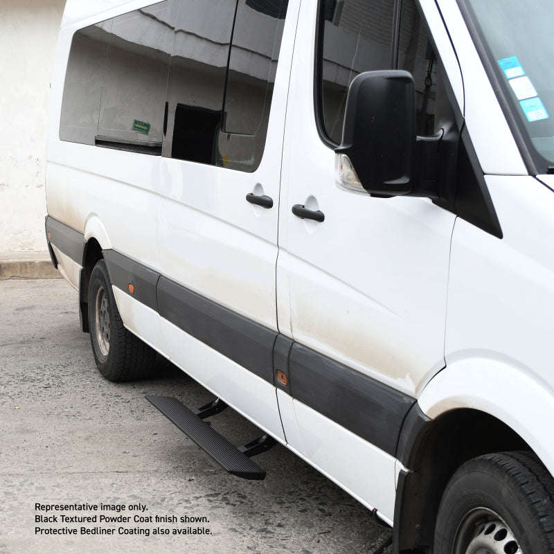 GOR RealTruck VoltStep Running Boards - RealTruck 13-18 Mercedes-Benz Sprinter 25/3500 Van 3dr VoltStep Electric Running Board Kit - Tex Blk