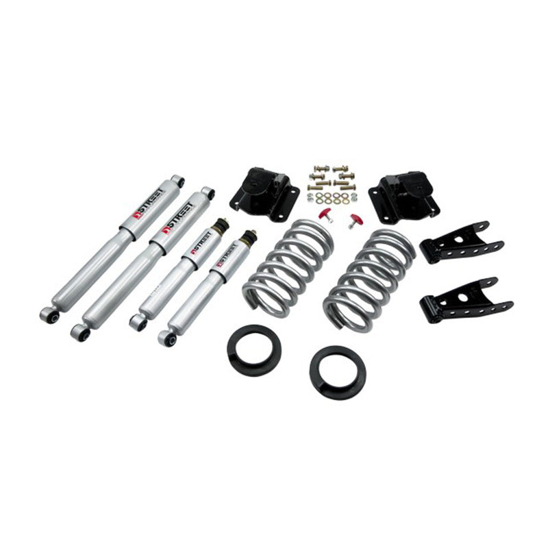 BT Lower Kit w SP Shocks - Belltech LOWERING KIT WITH SP SHOCKS