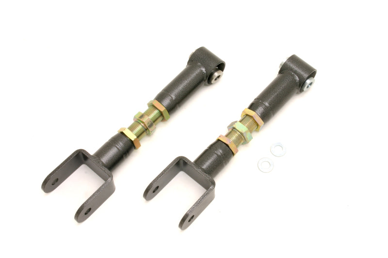 BMR Control Arms - BMR 78-87 G-Body Upper Control Arms On-Car Adj. w/ Spherical Bearings - Black Hammertone