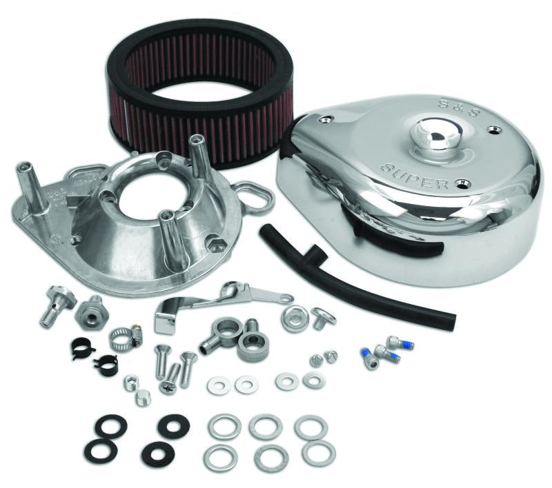 SSC Air Cleaner Kits - S&S Cycle 99-06 BT Teardrop Air Cleaner Kit for Super E/G Carb