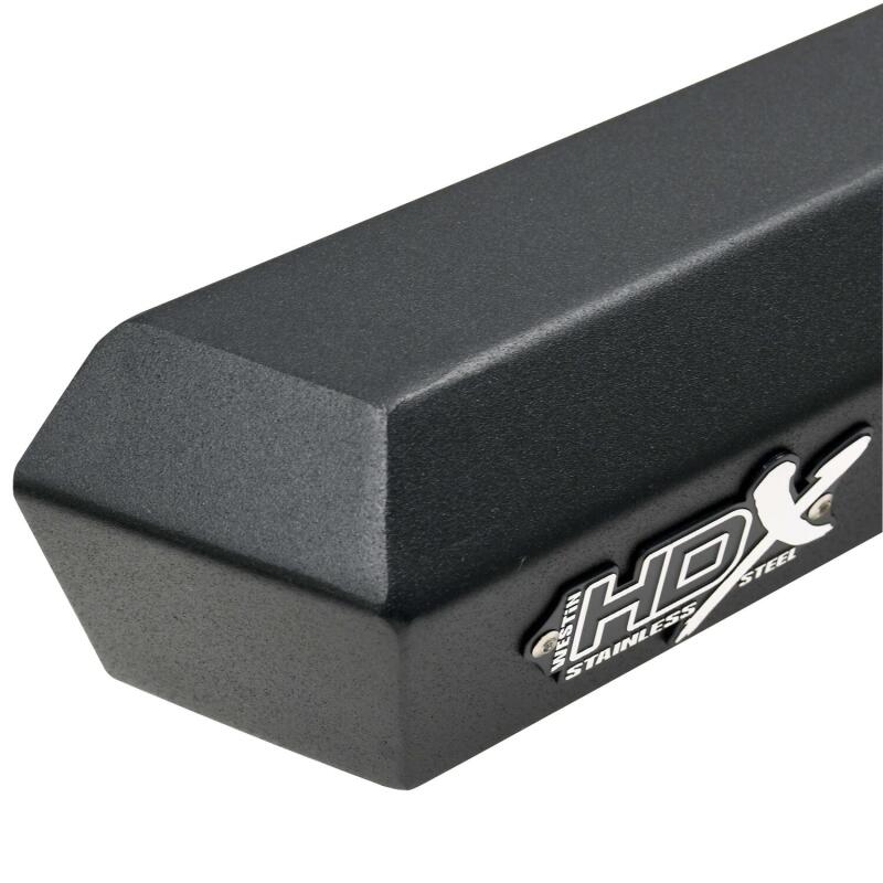 WES Nerf Bars - HDX Drop - Westin 2024 Toyota Tacoma Double Cab HDX Stainless Drop Nerf Step Bars - Textured Black
