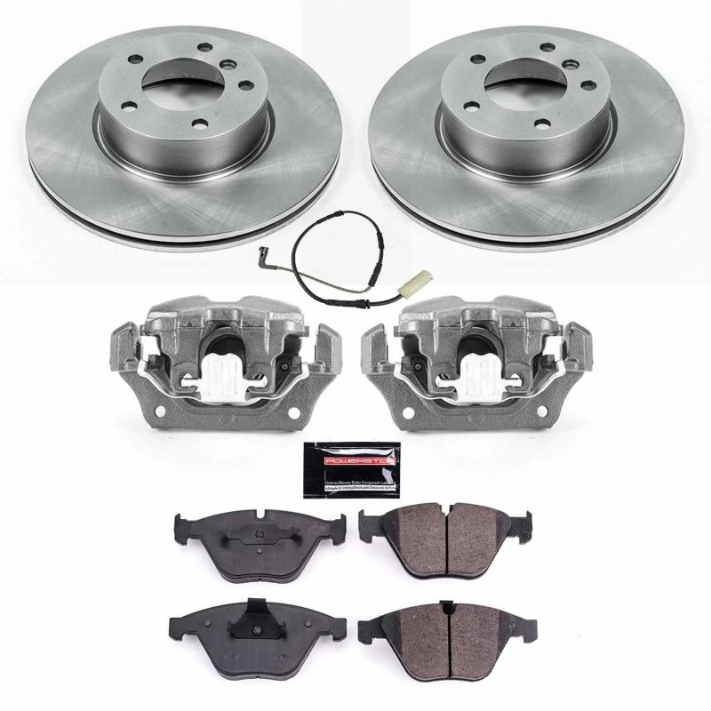 PSB Autospecialty Kit w/Cals - Power Stop 08-10 BMW 328i Front Autospecialty Brake Kit w/Calipers