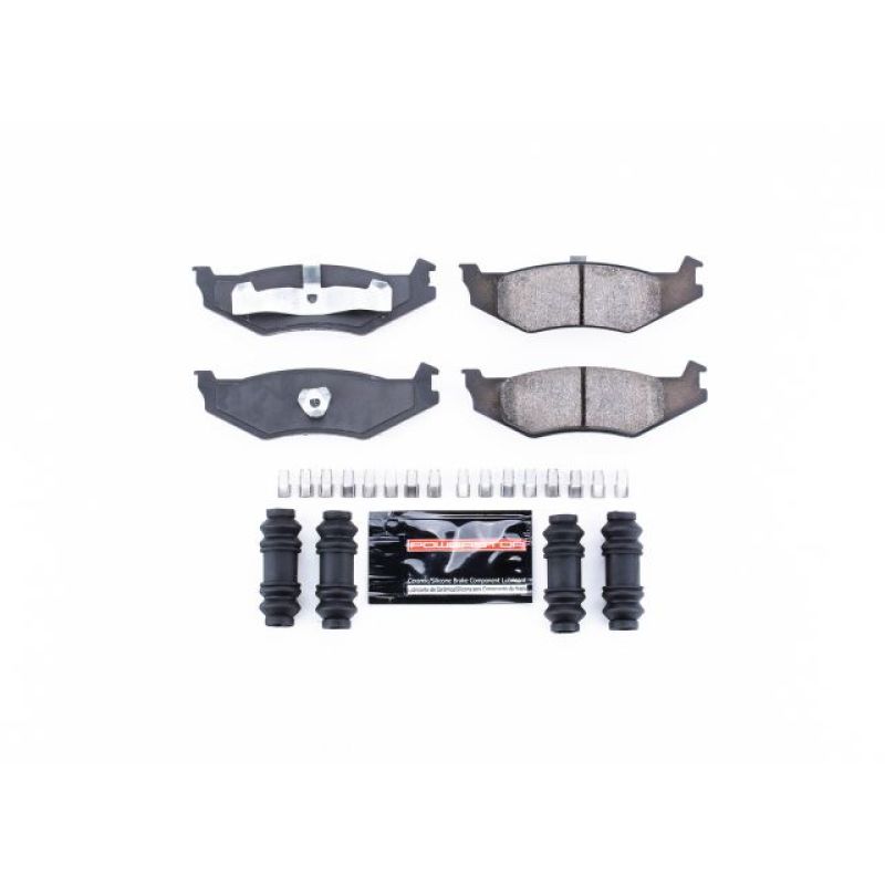 PSB Z23 Evolution Brake Pads - Power Stop 93-94 Chrysler Concorde Rear Z23 Evolution Sport Brake Pads w/Hardware