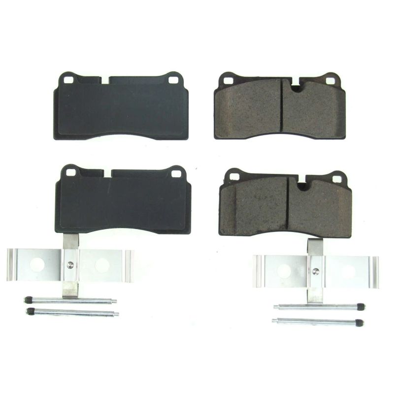 PSB Z17 Evolution Brake Pads - Power Stop 08-12 Audi R8 Rear Z17 Evolution Ceramic Brake Pads w/Hardware